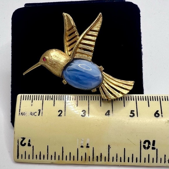 Napier Hummingbird Brooch-Vintage - Picture 5 of 7